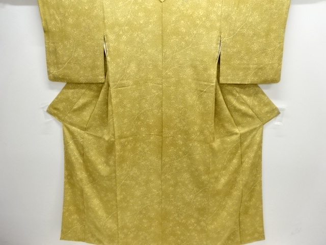 枝葉模様小紋着物